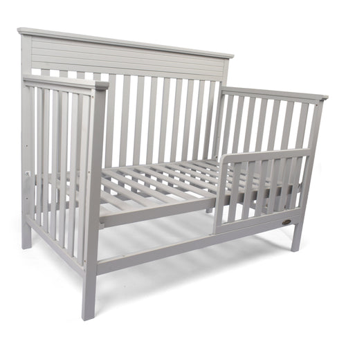 White Deco Painted Baby Cot